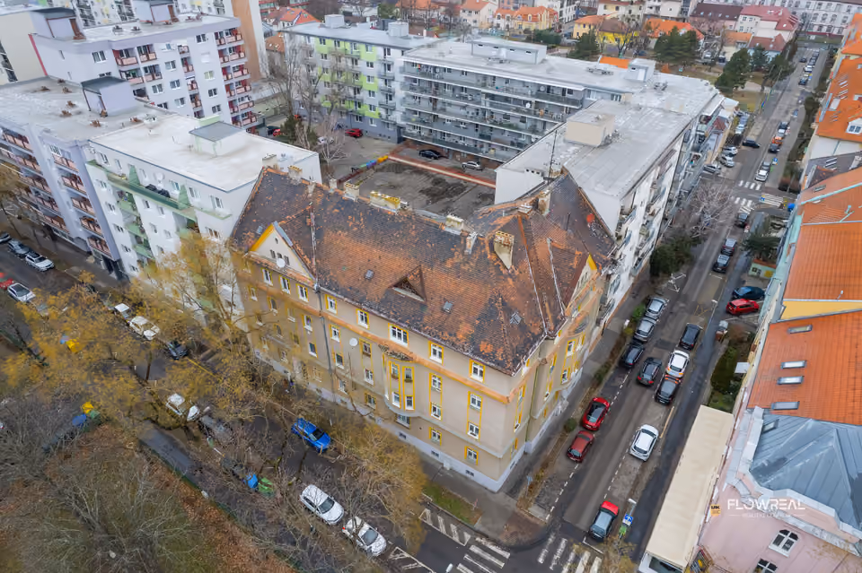 2-Zimmer-Wohnung, Bratislava – Nové Mesto – Umgebung aus der Drohne