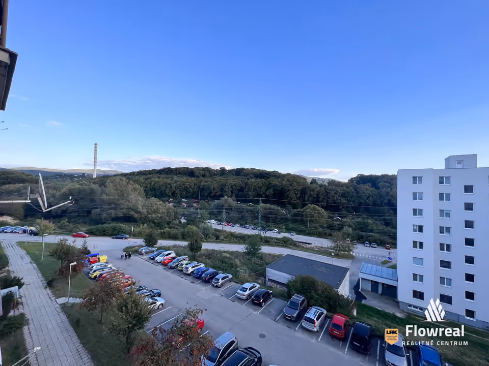 2-room flat, Trenčín – Juh – view from the window
